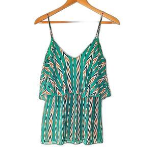 BLOOM Sheer Lightweight Flowy Spaghetti Strap Summer Tank Top